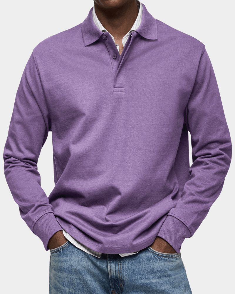 Neil - Long-Sleeve Polo Shirt