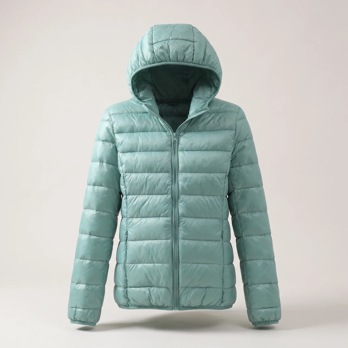 Stacey - Windproof Hooded Jacket - Green
