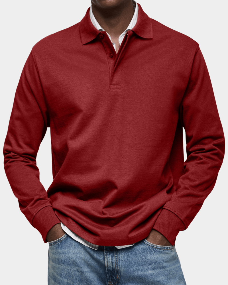 Neil - Long-Sleeve Polo Shirt