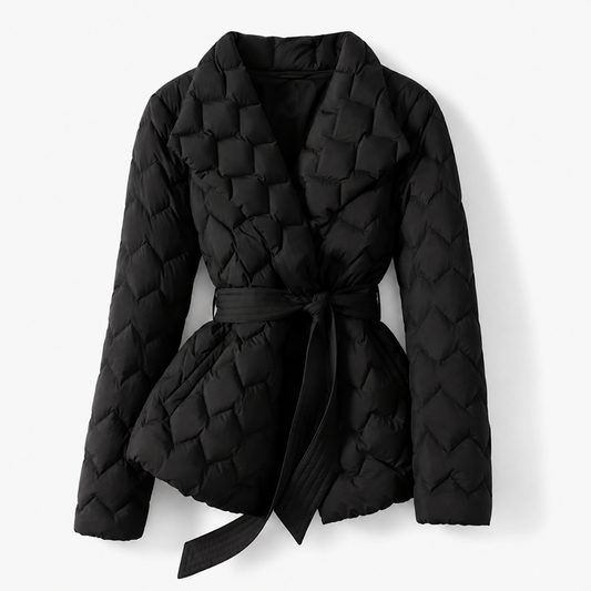 Abigail - Quilted Tie-Waist Coat - view 2
