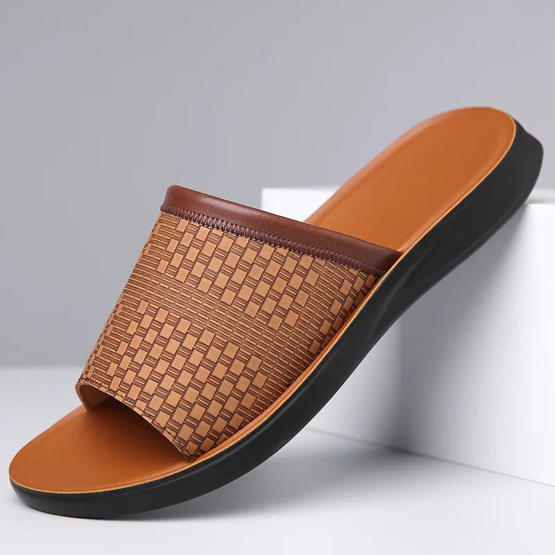 Chase - Woven Slide Sandals - view 5