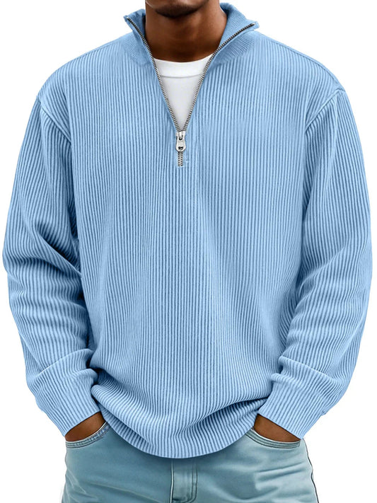 Nolan | Half-Zip Mock Neck Sweater