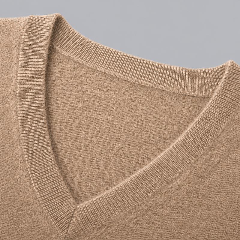 Olivier - Pure Cashmere V-Neck Vest - view 3