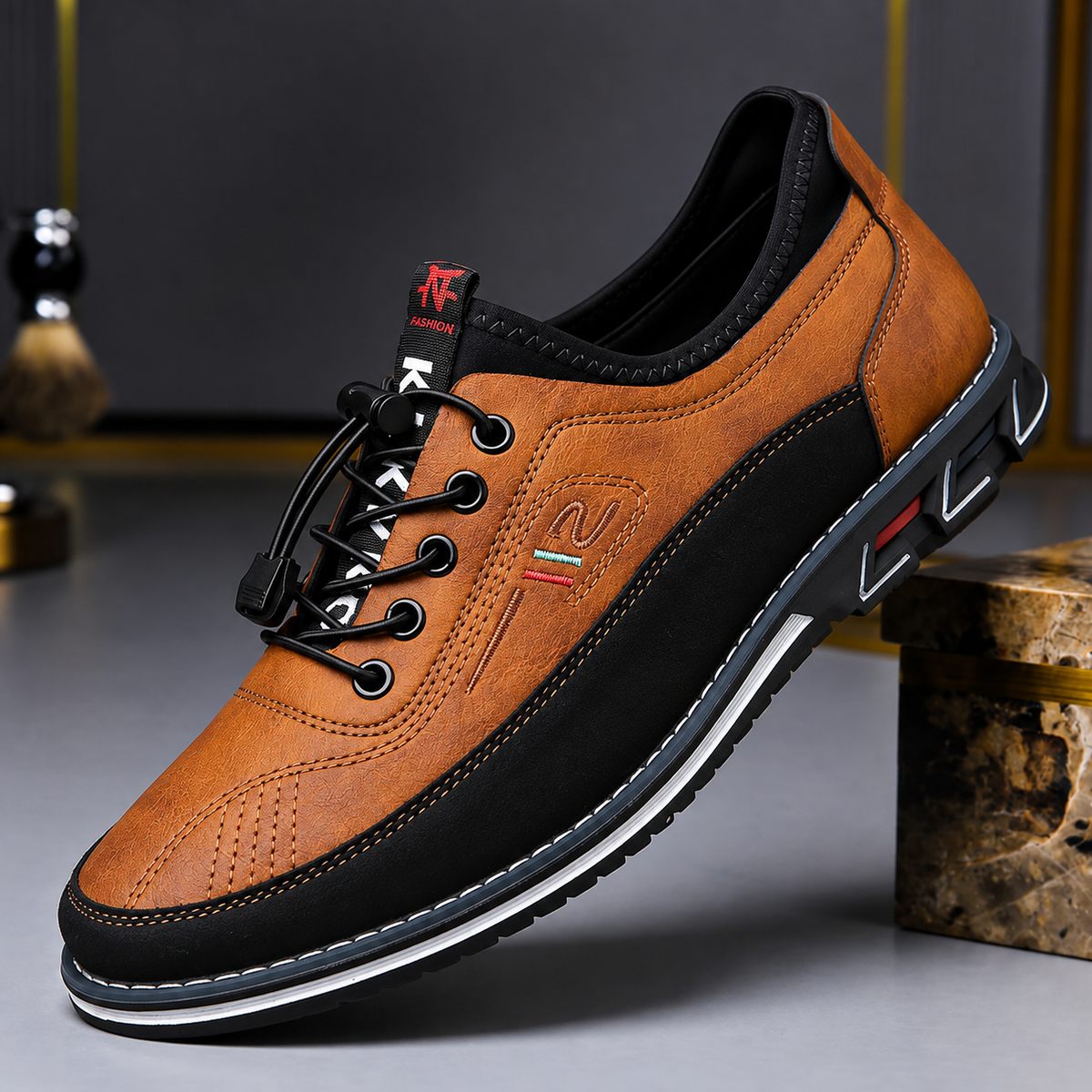 Carson - Comfort Leather Slip-On Shoes