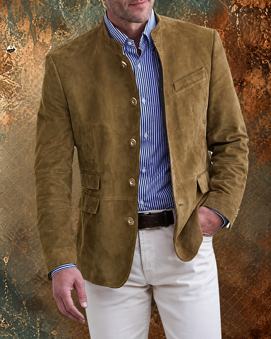 Robert - Stand-Collar Tailored Jacket