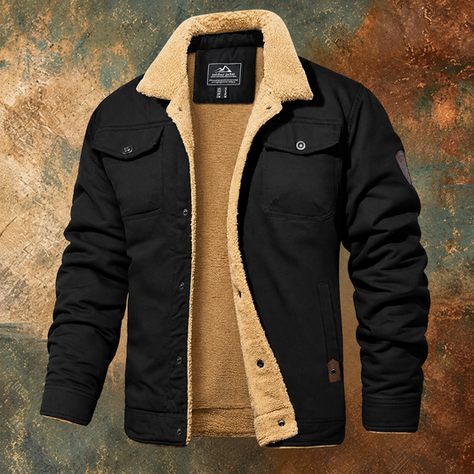 Travis - Sherpa-Collar Bomber Jacket