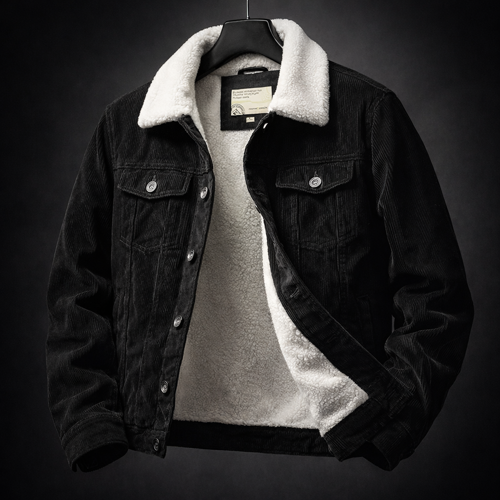 Clayton | Sherpa-Lined Corduroy Jacket - view 5
