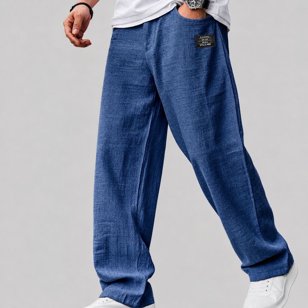 Cole - Premium Casual Linen Trousers - Trousers