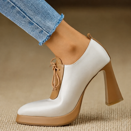 Melissa - Lace-Up Platform Heels - view 2