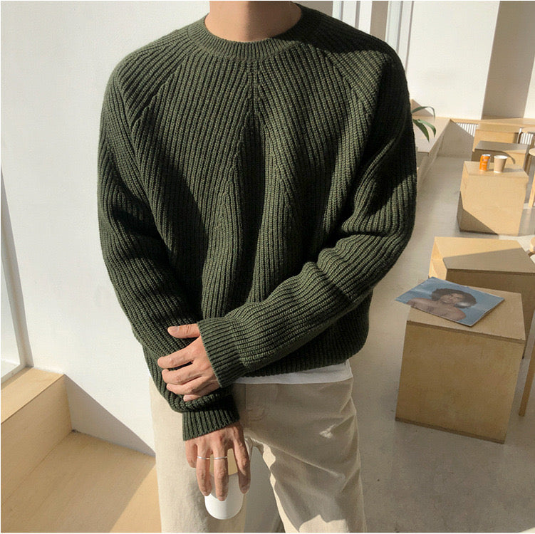 Jasper | Oversized Turtleneck Knit Sweater - view 4
