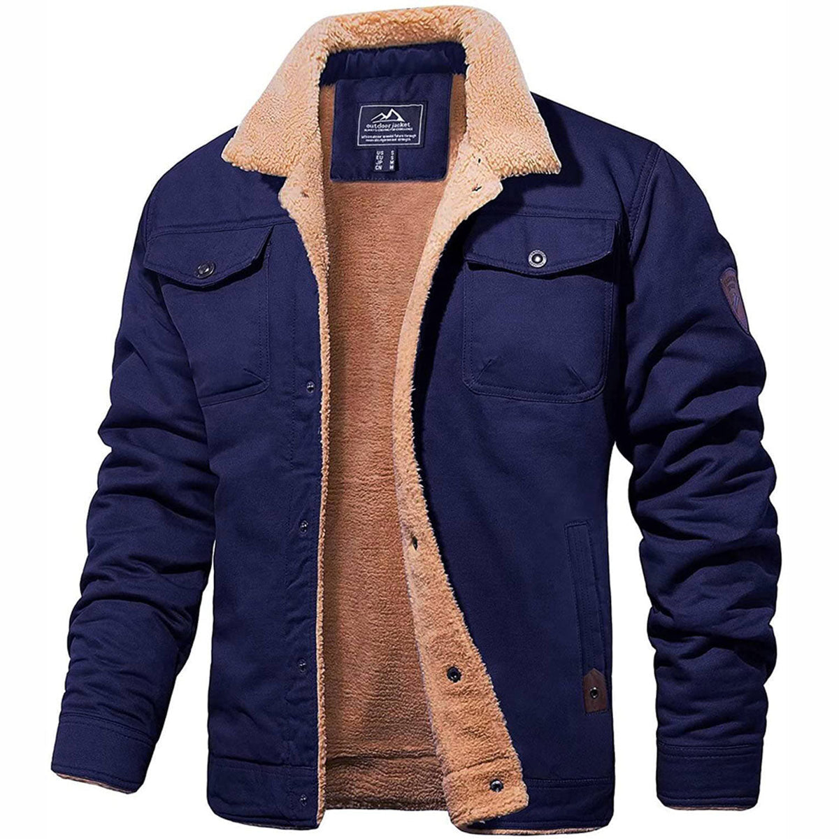 Travis - Sherpa-Collar Bomber Jacket