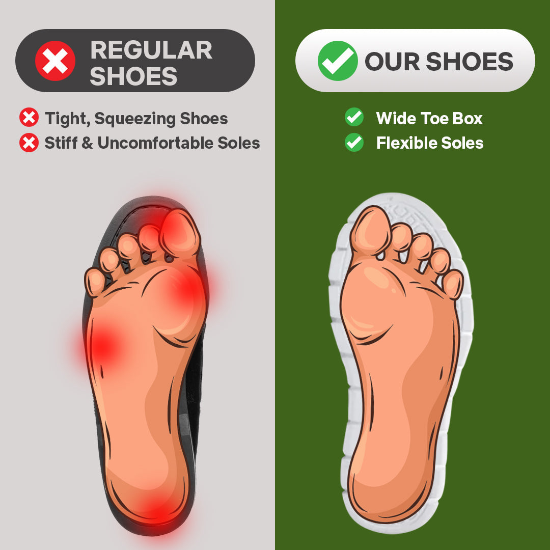 Pink & Grey Plantar Fasciitis Relief Shoes
