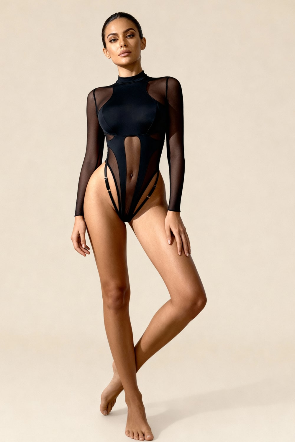Andrea long-sleeve bodysuit