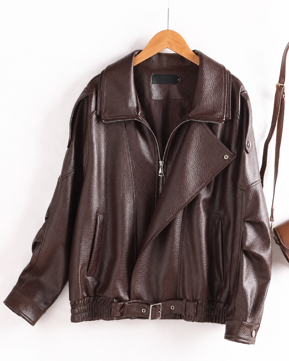 Sloane - Bold Moto Leather Jacket - view 3