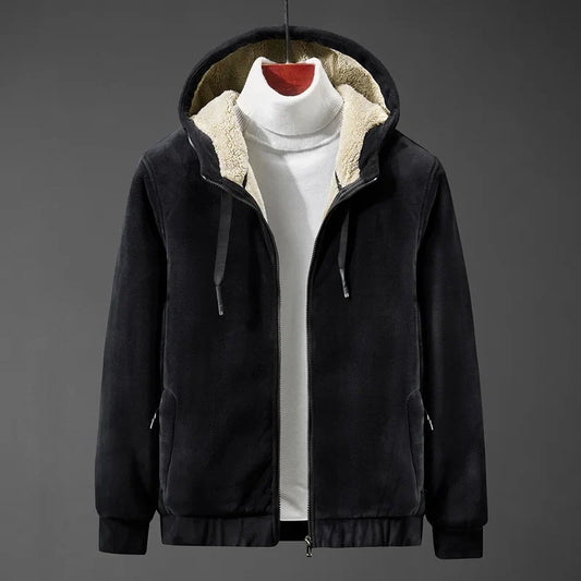Émile | Velvet Lamb Wool Zip-Up - view 2