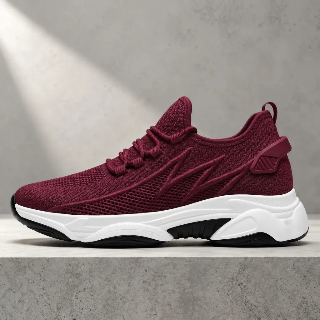 Carolyn - Hidden-Lift Knit Sneakers