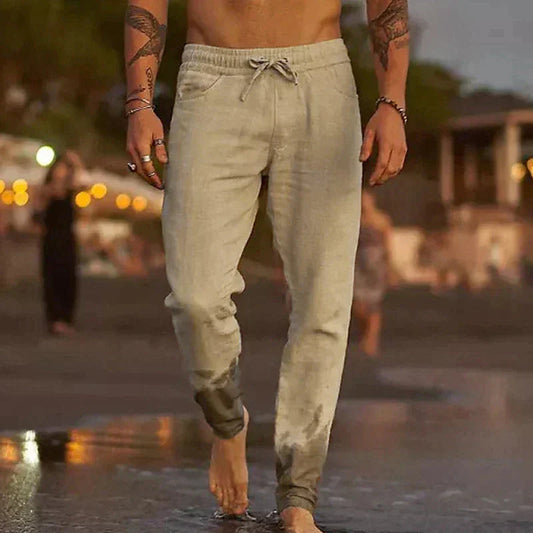 Finn - Summer Linen Beach Trousers - Trousers