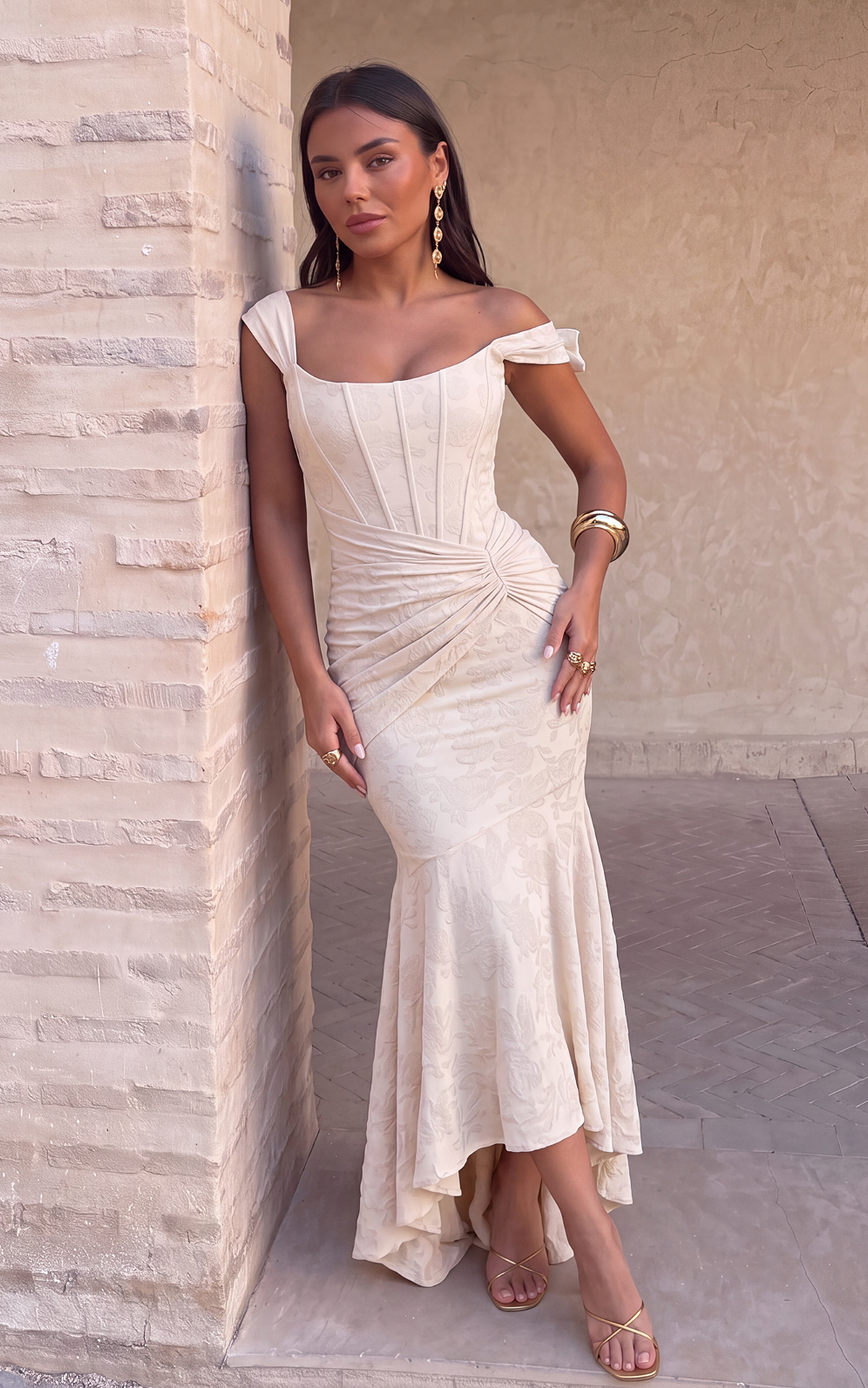Juliette - Asymmetric Chiffon Cocktail Dress