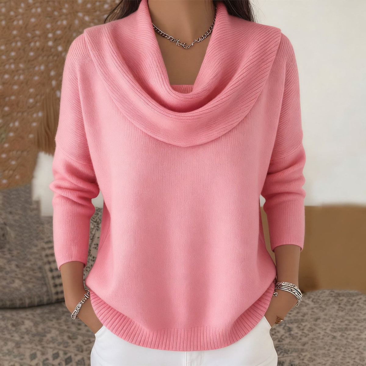 Julia - Cowl Neck Sweater - view 2