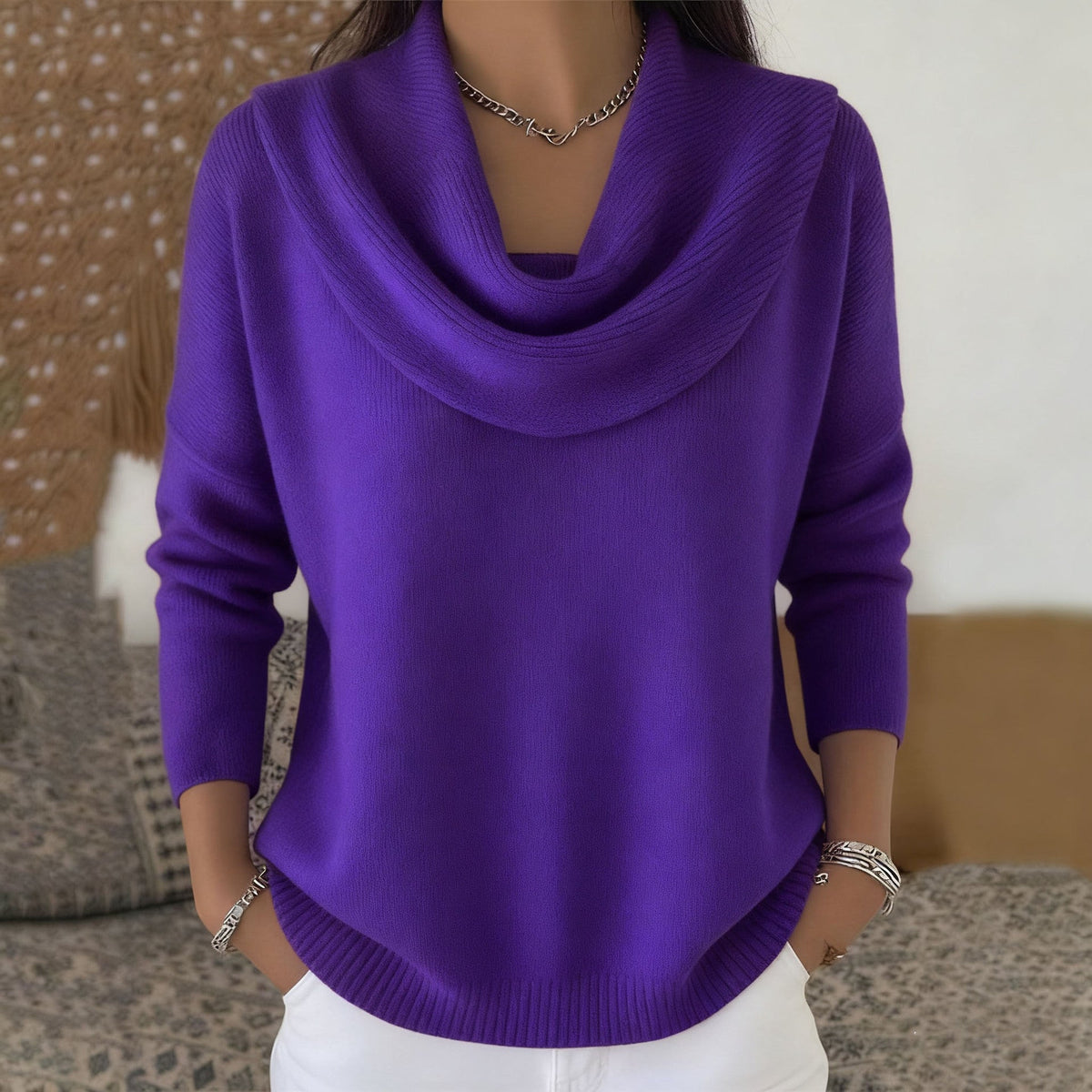 Julia - Cowl Neck Sweater - view 6