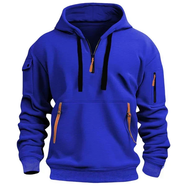Tyler - Half-Zip Utility Hoodie