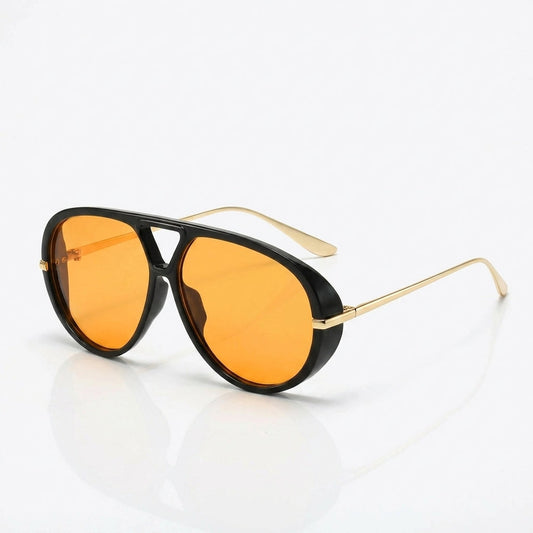 Cancun | Gold-Detail Statement Sunglasses