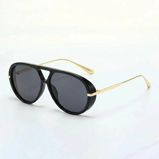 Cancun | Gold-Detail Statement Sunglasses - view 2