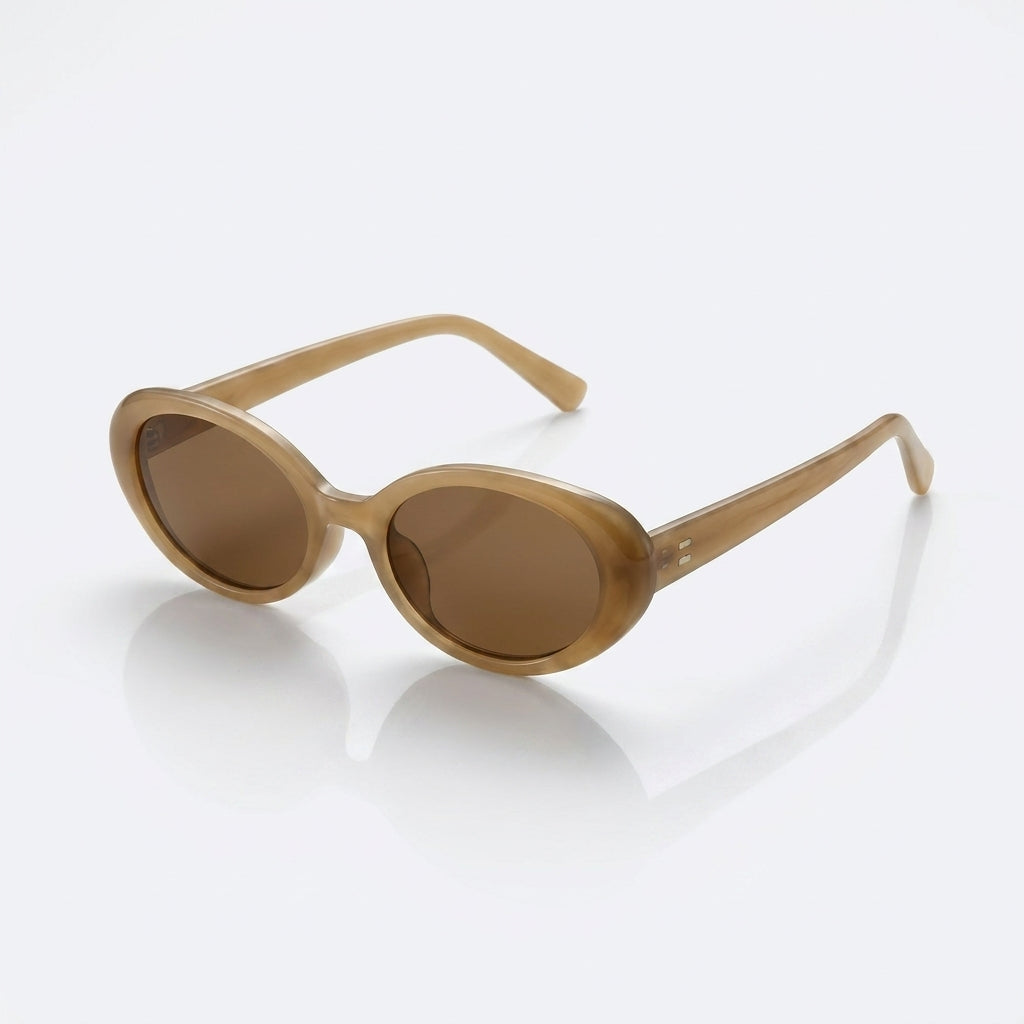 Aurora | Oval Lightweight Sunglasses - view 4