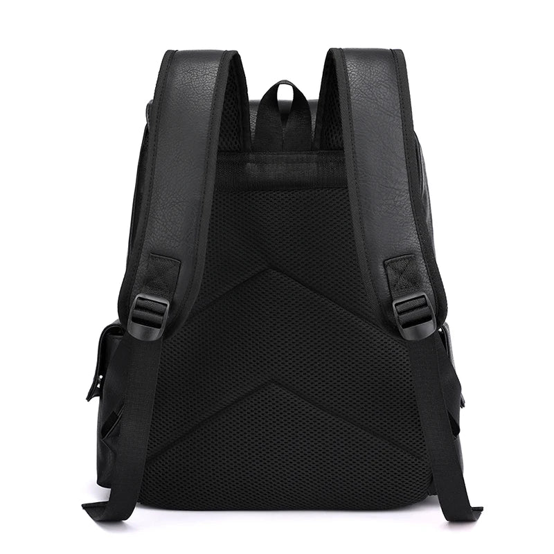 Simon - Structured Leather Backpack - view 5