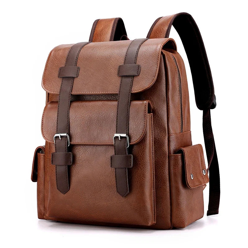 Simon - Structured Leather Backpack - view 6