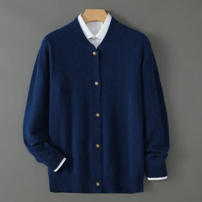 Ashton | Button-Up Cashmere Sweater - view 8