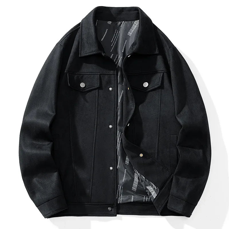 Tobias | Suede Trucker Jacket - view 4