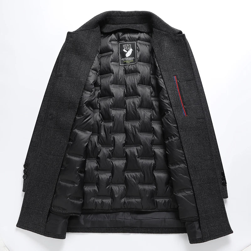 Xavier | Button-Up Wool Coat - view 5
