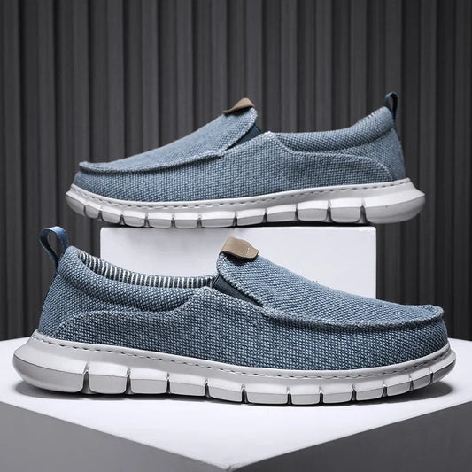Caleb - Canvas Slip-On Loafers
