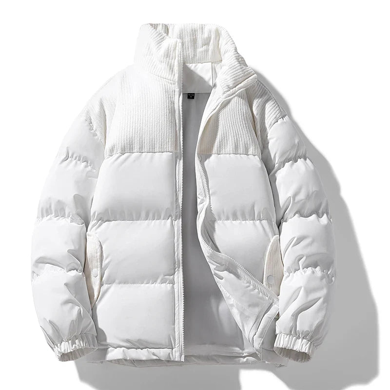 Brennan | Corduroy-Panel Puffer Jacket - view 5