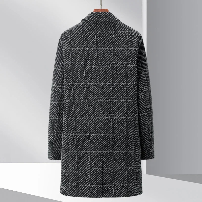 Tristan | Checked Wool-Blend Coat - view 2