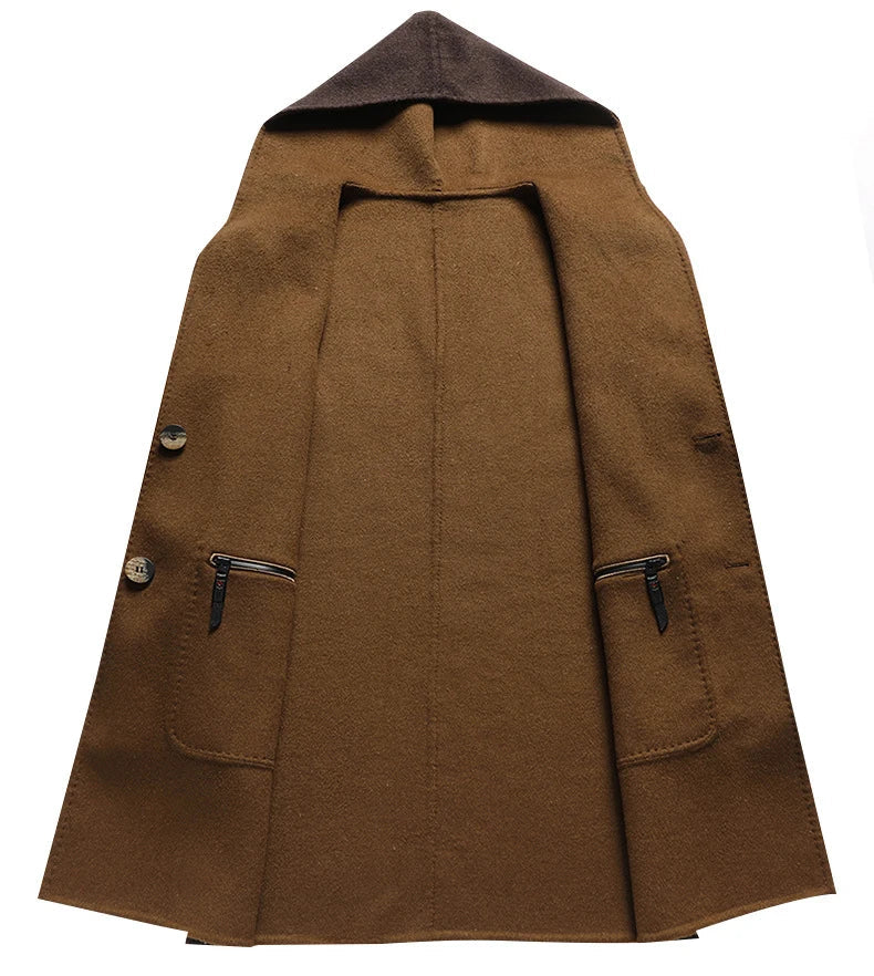 Rowan | Hooded Wool-Blend Coat - view 7