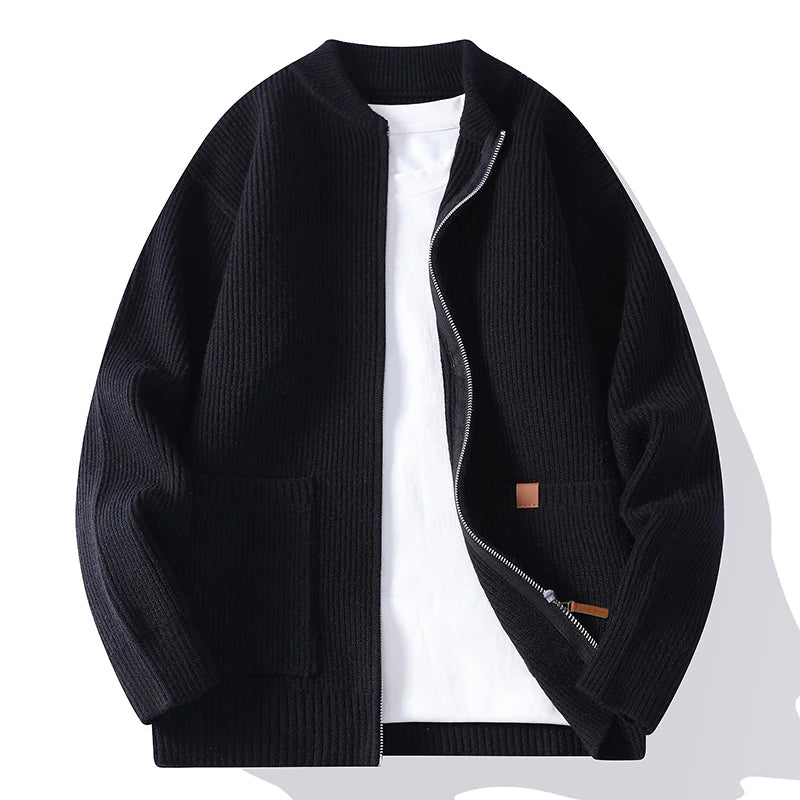 Colton - Textured Knit Zip Jacket - view 6