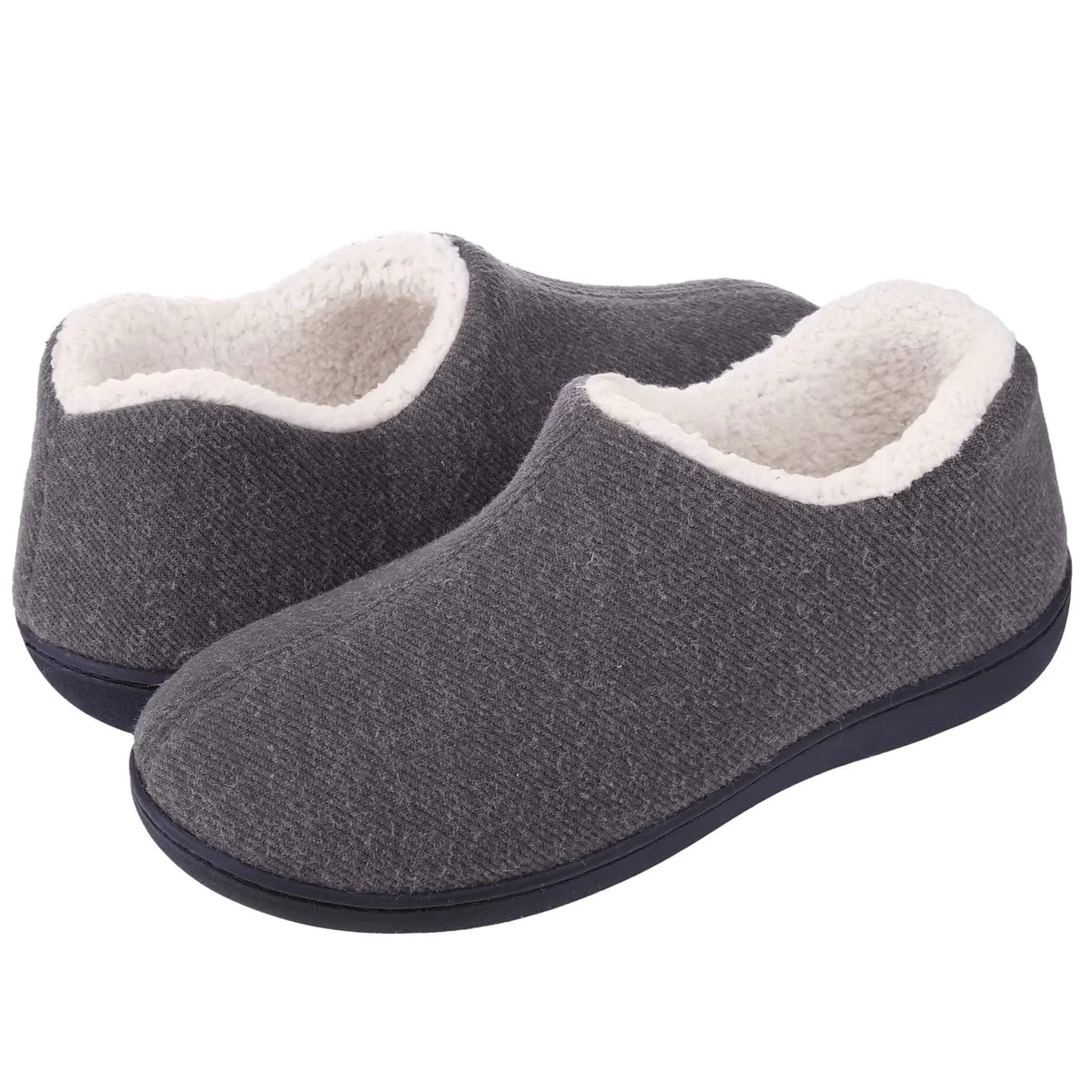 Brianna - Sherpa-Lined Knit Slippers