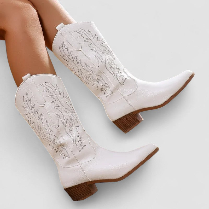 Claire - Classic Arch-Support Cowboy Boots