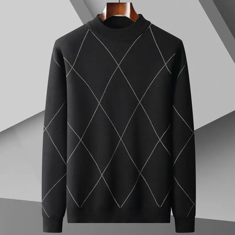 Quentin | Diamond-Knit Cashmere Sweater - view 2