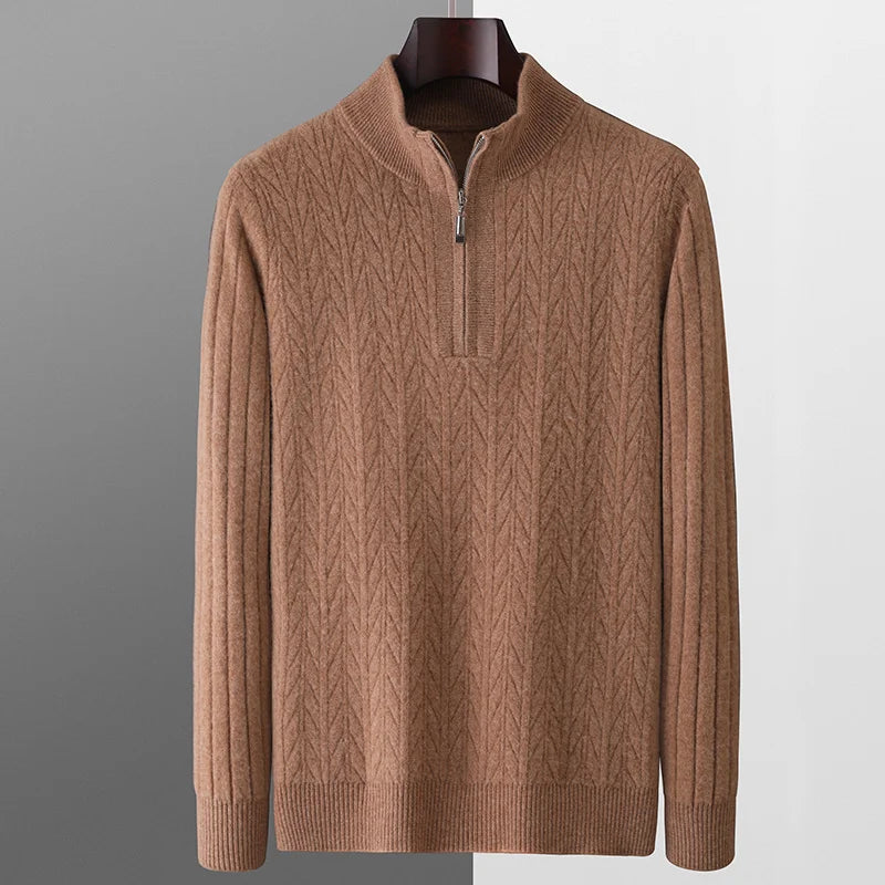Elias | Slim Cashmere Blend Sweater - view 7