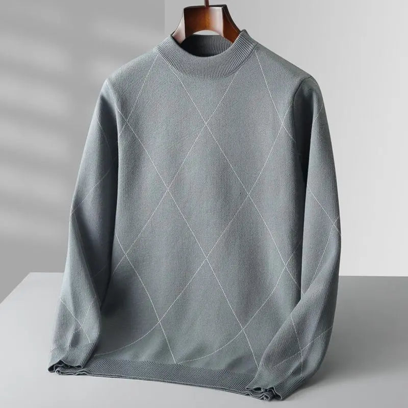 Quentin | Diamond-Knit Cashmere Sweater - view 3