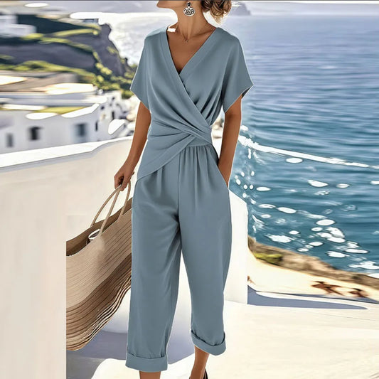 Camille - Elegant Two-Piece Wrap Set
