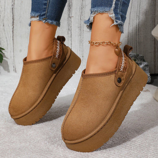 Dawn - Plush-Lined Platform Clogs