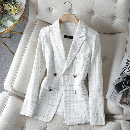 Vivienne - Structured Check Blazer