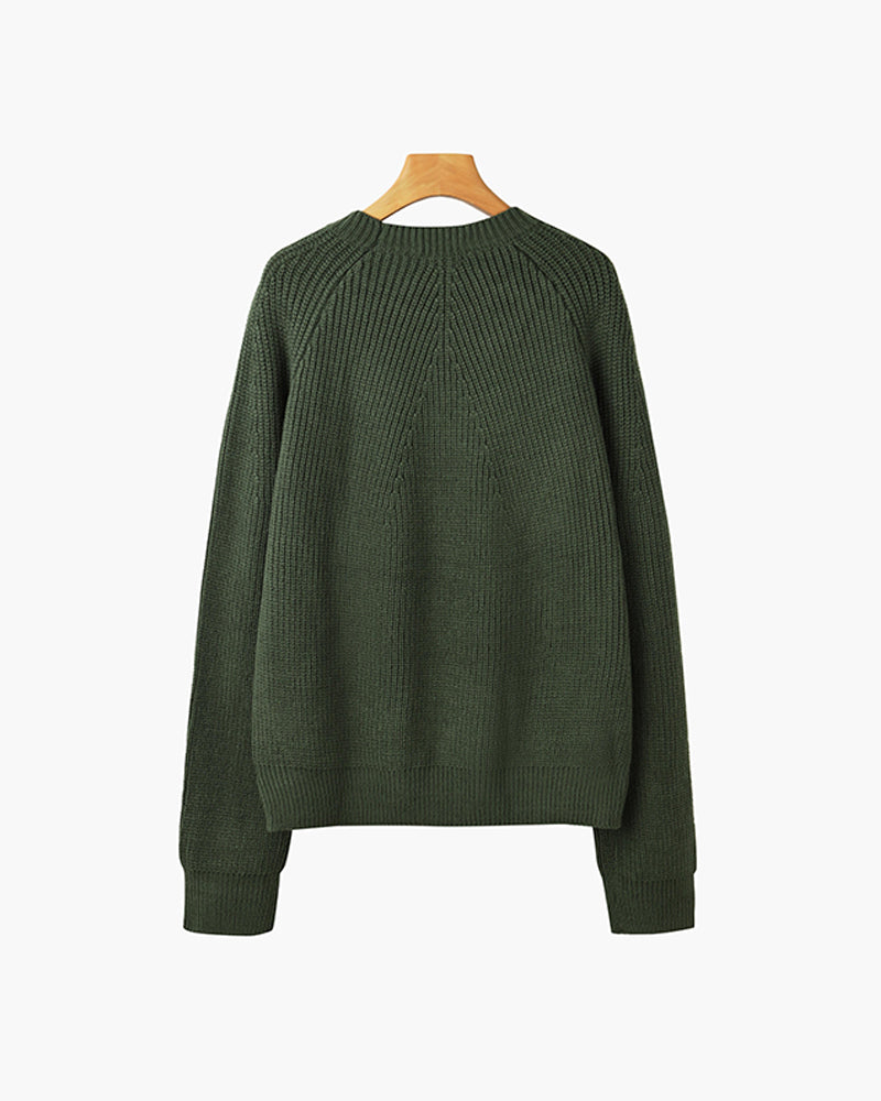 Jasper | Oversized Turtleneck Knit Sweater - view 7