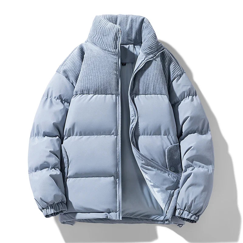 Brennan | Corduroy-Panel Puffer Jacket - view 4