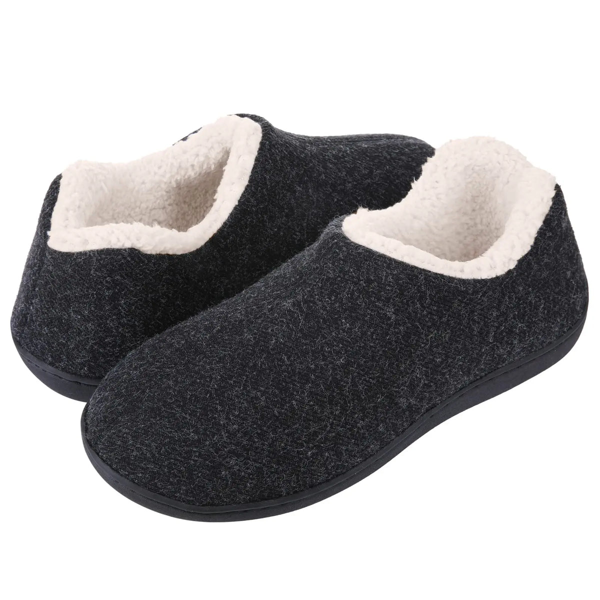 Brianna - Sherpa-Lined Knit Slippers