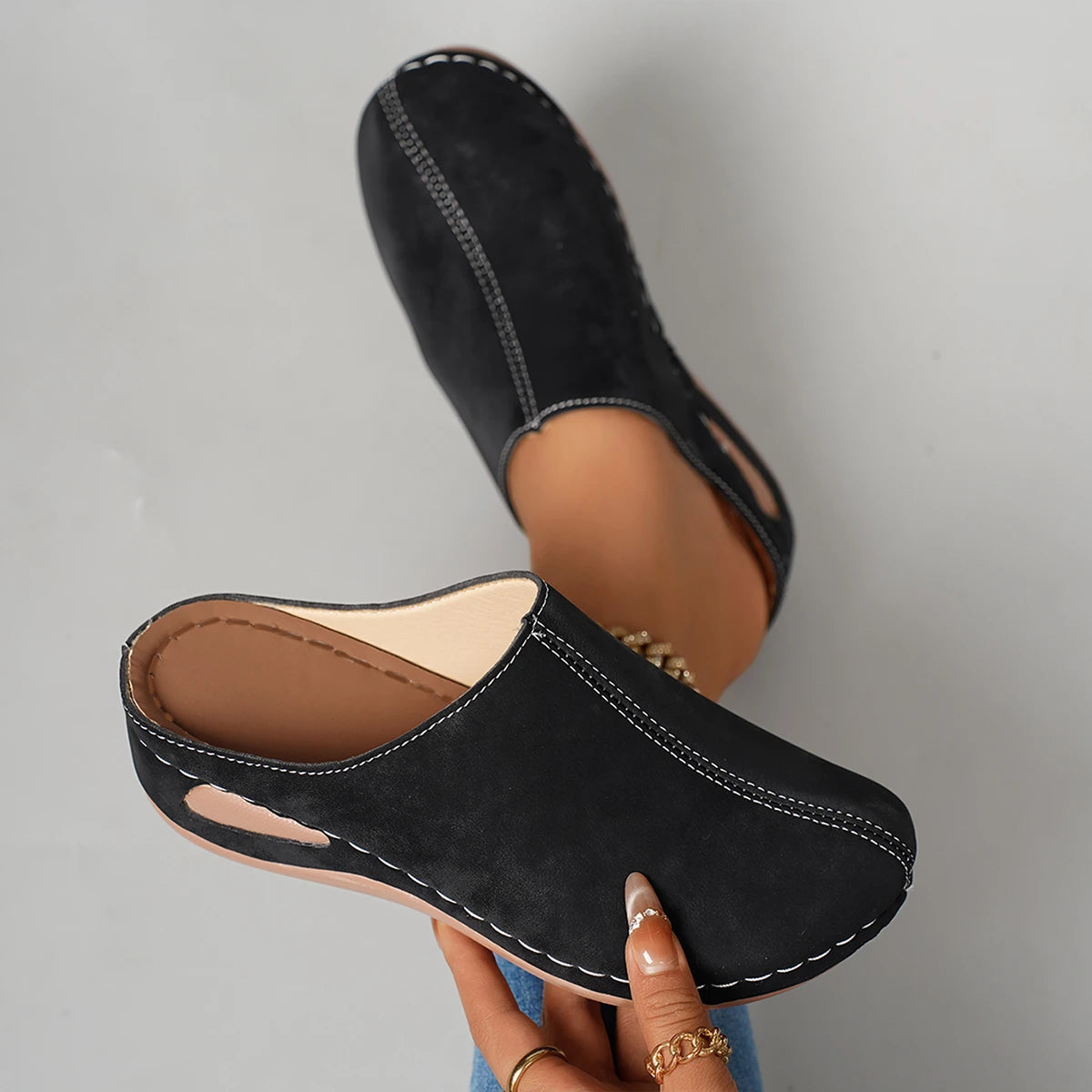 Colleen - Unlined Orthopedic Slippers